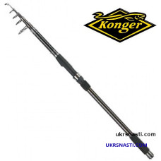 Удилище карповое телескопическое Konger Carbomaxx Tele Carp Premium